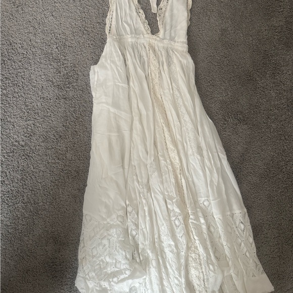 Free People Lace Cream Dress - Picture 4 of 5